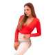 Women's red flatform Anita 32285