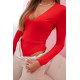 Women's red flatform Anita 32285