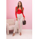 Women's red flatform Anita 32285