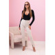 Women's black flatform Anita 32284