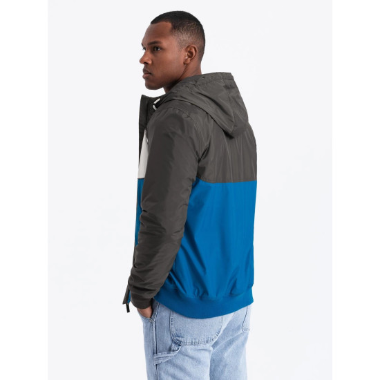 Men's dark grey jacket Inito V2 OM-JANP-0194