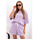 Moteriškas violetinės spalvos komplektas Nika 32233 - Moterims Moteriškas violetinės spalvos komplektas Nika 32233