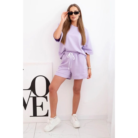 Moteriškas violetinės spalvos komplektas Nika 32233 - Moterims Moteriškas violetinės spalvos komplektas Nika 32233