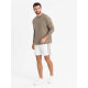 Miesten valkoiset shortsit Edman V1 OM-SRSK-0182