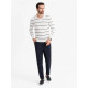 Men's long-sleeved polo shirt white Don V2 OM-POLS-0146 - T-shirt Men's long-sleeved polo shirt white Don V2 OM-POLS-0146