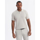 Vyriški rusvos spalvos polo marškinėliai Swing V6 OM-POSS-0117