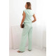 Women's mint set with vest and wide trousers Anda 32007 - For women Women's mint set with vest and wide trousers Anda 32007