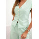 Women's mint set with vest and wide trousers Anda 32007 - For women Women's mint set with vest and wide trousers Anda 32007