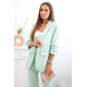 Elegantiškas moteriškas mėtinės spalvos komplektas Silva 32187 - Moterims Elegantiškas moteriškas mėtinės spalvos komplektas Silva 32187