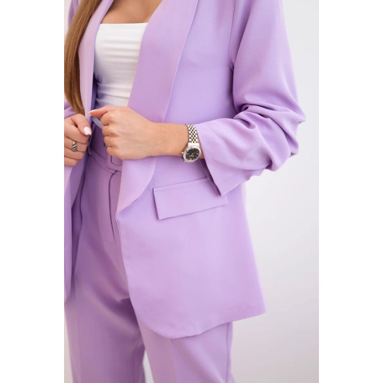 Elegantiškas moteriškas violetinės spalvos komplektas Silva 31817 - Moterims Elegantiškas moteriškas violetinės spalvos komplektas Silva 31817