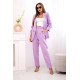 Elegantiškas moteriškas violetinės spalvos komplektas Silva 31817 - Moterims Elegantiškas moteriškas violetinės spalvos komplektas Silva 31817