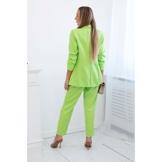 Elegantiškas moteriškas žalios spalvos komplektas Silva 29329 - Moterims Elegantiškas moteriškas žalios spalvos komplektas Silva 29329