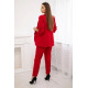 Elegantiškas moteriškas raudonos spalvos komplektas Silva 25510 - Moterims Elegantiškas moteriškas raudonos spalvos komplektas Silva 25510