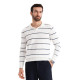 Men's long-sleeved polo shirt white Don V2 OM-POLS-0146 - T-shirt Men's long-sleeved polo shirt white Don V2 OM-POLS-0146