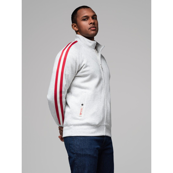 Men's grey high neck jumper Olin V1 OM-SSZP-0219