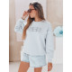 Women's light blue jumper Easy BY1516