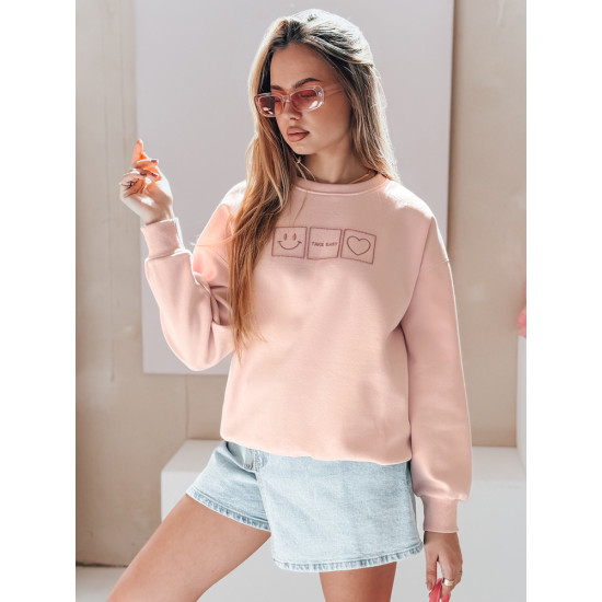 Women's pink jumper Easy BY1513