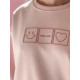 Women's pink jumper Easy BY1513