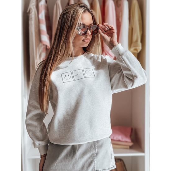 Women's grey jumper Easy BY1517