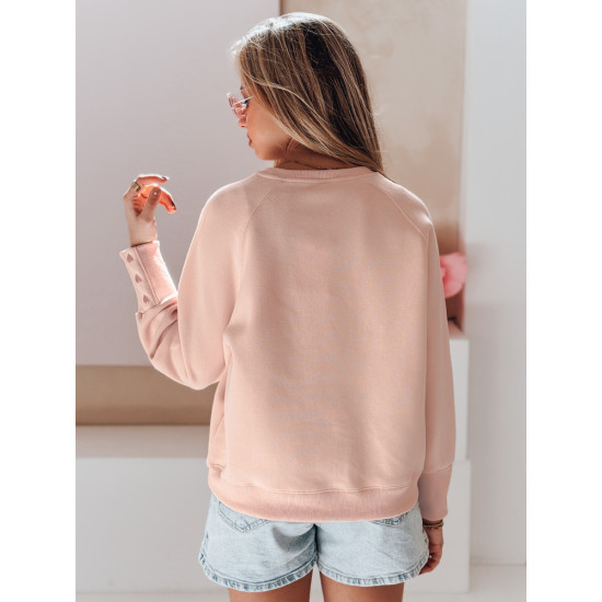 Women's pink jumper Love BY1521