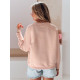 Women's pink jumper Love BY1521