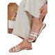 Women's white slippers Stelsan