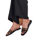 Women's black slippers Stelsan