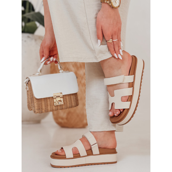 Moteriškos rusvos spalvos šlepetės Flip ZY0866 - Moterims Moteriškos rusvos spalvos šlepetės Flip ZY0866