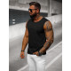 Sleeveless black men's t-shirt Look JS/99001
