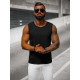 Sleeveless black men's t-shirt Look JS/99001