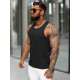 Men's sleeveless black T-shirt Romul JS/99002