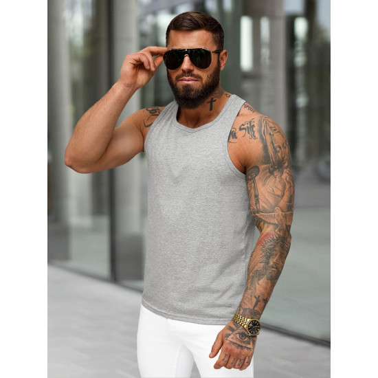 Men's sleeveless gray T-shirt Romul JS/99002