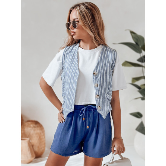 Moteriški mėlyni šortai Summer SY0434 - Moterims Moteriški mėlyni šortai Summer SY0434