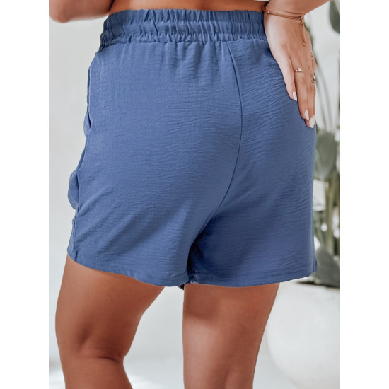 Moteriški mėlyni šortai Summer SY0434 - Moterims Moteriški mėlyni šortai Summer SY0434