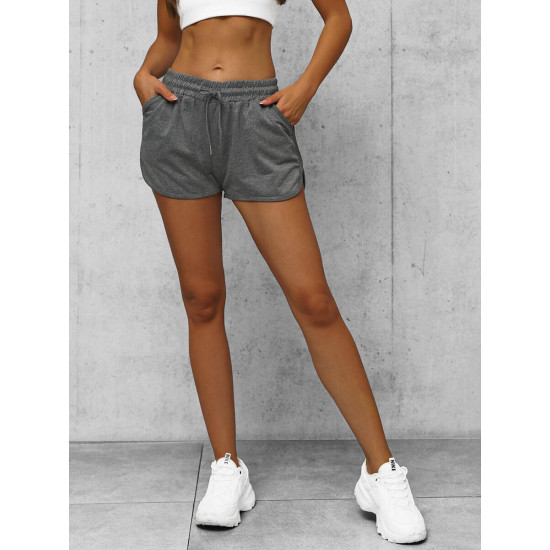 Women's dark grey shorts Afra JS/8K1256/5Z - For women Women's dark grey shorts Afra JS/8K1256/5Z