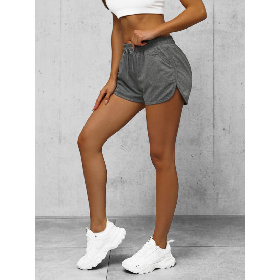 Women's dark grey shorts Afra JS/8K1256/5Z - For women Women's dark grey shorts Afra JS/8K1256/5Z