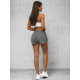 Women's dark grey shorts Afra JS/8K1256/5Z - For women Women's dark grey shorts Afra JS/8K1256/5Z
