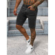 Men's black denim shorts Dovi NB/MP0315N - Shorts | Bridges Men's black denim shorts Dovi NB/MP0315N