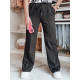 Women's casual trousers black Seni UY2704 - Jeans and Trousers Women's casual trousers black Seni UY2704