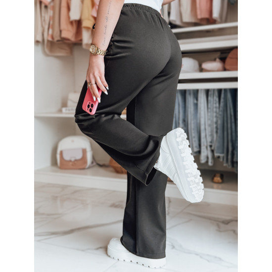 Women's casual trousers black Seni UY2704 - Jeans and Trousers Women's casual trousers black Seni UY2704