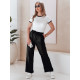 Women's wide trousers in black Milin UY2659 - Jeans and Trousers Women's wide trousers in black Milin UY2659