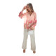 Women's wide trousers light green Milin UY2661 - Jeans and Trousers Women's wide trousers light green Milin UY2661