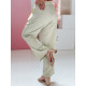 Women's wide trousers light green Milin UY2661 - Jeans and Trousers Women's wide trousers light green Milin UY2661