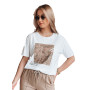 Women's white T-shirt Nivi