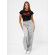 Moteriški juodi marškinėliai Cherry JS/R62744