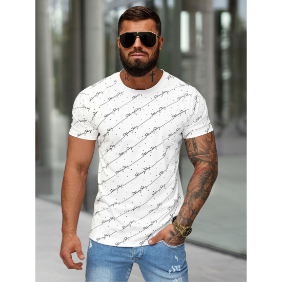 Men's white shirt Stary O/QQ1323