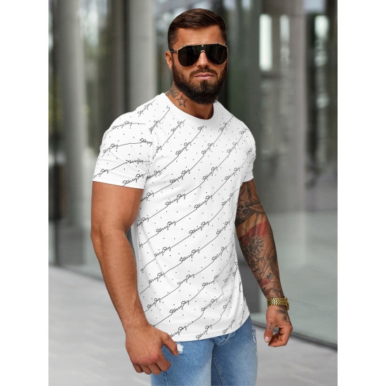 Men's white shirt Stary O/QQ1323