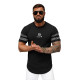 Men's black T-shirt Bicon