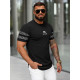 Men's black T-shirt Bicon O/B1213 - T-shirt Men's black T-shirt Bicon O/B1213