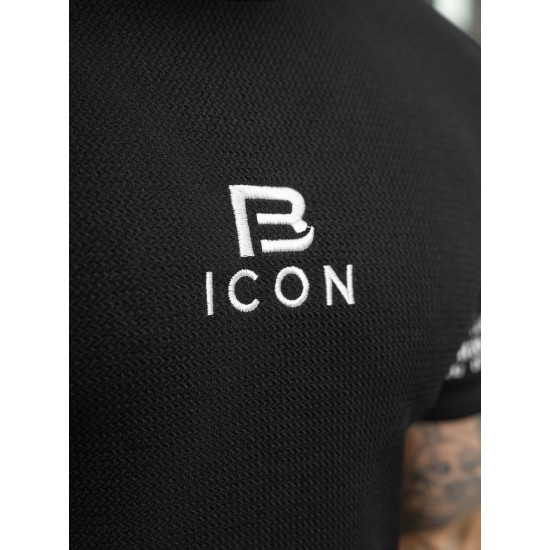 Men's black T-shirt Bicon O/B1213 - T-shirt Men's black T-shirt Bicon O/B1213